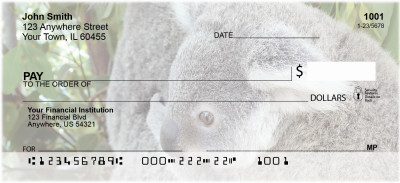 Kuddly Koala Personal Checks | ANJ-37