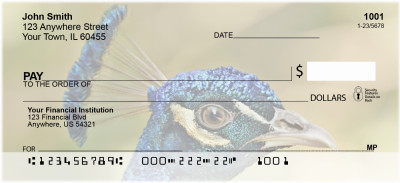 Peacock Parade Personal Checks | ANJ-53