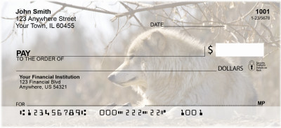 Wolves Personal Checks | ANJ-89
