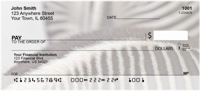 Zebra Prints Personal Checks | ANJ-93