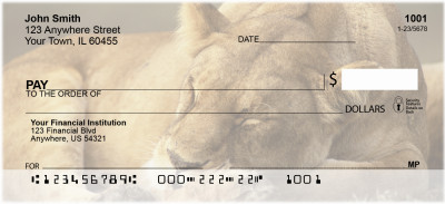 Sleeping Animals Personal Checks | ANJ-96