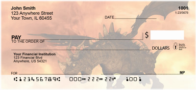 Fire Breathing Dragons Personal Checks | ANK-04