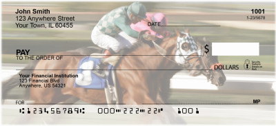 Racing The Ponies Personal Checks | ANK-50