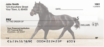 Black Stallions Personal Checks | ANK-52