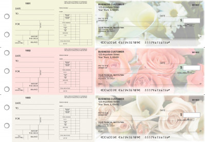 Florist Dual Purpose Voucher Business Checks | BU3-7CDS11-DPV