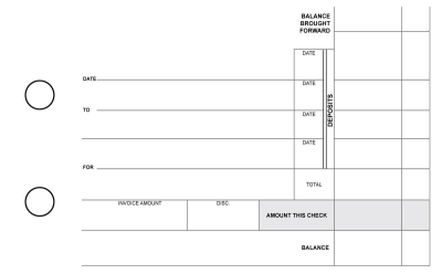 American Cuisine Invoice Business Checks | BU3-CDS01-INV