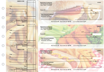 American Cuisine Standard Business Checks | BU3-CDS01-STA