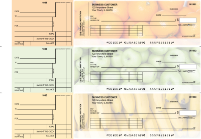 Fruit Standard Invoice Business Checks | BU3-CDS03-SNV