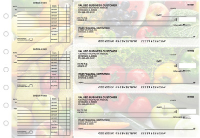 Fresh Produce Accounts Payable Designer Business Checks | BU3-CDS09-DED