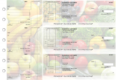 Fresh Produce Standard Itemized Invoice Business Checks | BU3-CDS09-SII