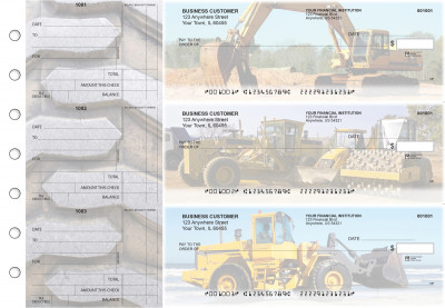 Construction Standard Mailer Business Checks | BU3-CDS10-SML