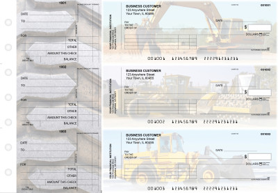 Construction Standard Invoice Business Checks | BU3-CDS10-SNV