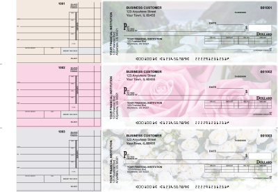 Florist Invoice Business Checks | BU3-CDS11-INV