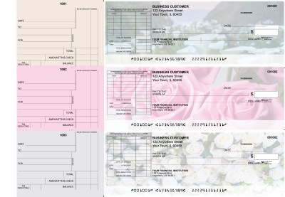Florist Standard Itemized Invoice Business Checks | BU3-CDS11-SII
