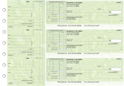 Leaf Standard Itemized Invoice Business Checks | BU3-CDS19-SII