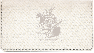 Alice's Adventures In Wonderland Checkbook Cover | CDP-AIW01