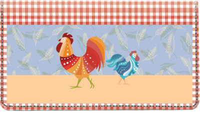 Country Rooster Leather Cover | CDP-ANI013