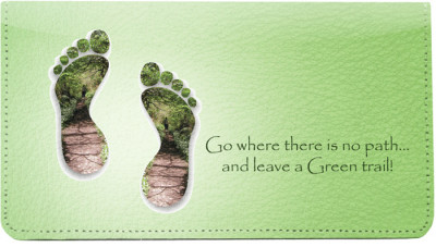 Leave A Green Trail Leather Cover | CDP-FUN50