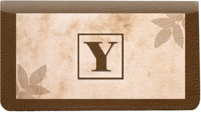 Monogram Y Leather Cover | CDP-MONO1Y