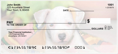Pit Bull Pups Personal Checks | DOG-118