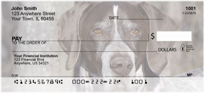 German Short Haired Pointers Personal Checks | DOG-28