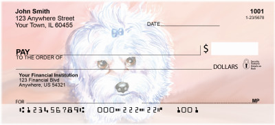 All Gussied Up Personal Checks | DOG-32