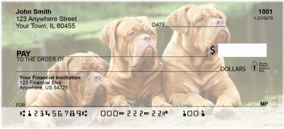Majestic Mastiff Personal Checks | DOG-41