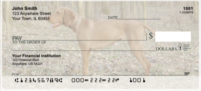 Hungarian Vizsla Personal Checks | DOG-79