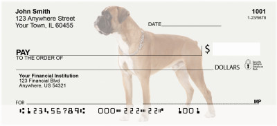 Boxer Personal Checks | DOG-95