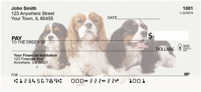 Cavalier Spaniels Personal Checks | DOG-98