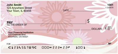 Sweeping Daisies Personal Checks | FLO-87