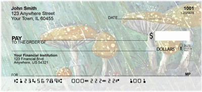 Mushroom Rain Personal Checks | FOD-24