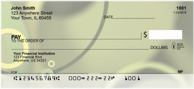 Concentric Circles Personal Checks | GEO-56