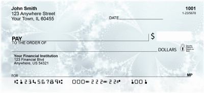 Icy Abstracts Personal Checks | GEO-88