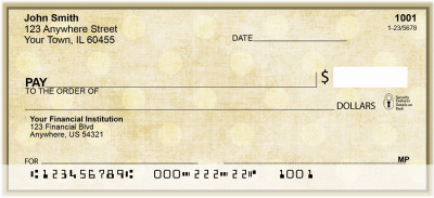 Vintage Dots Personal Checks | GEP-01