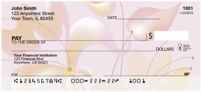 Spaced Flowers Personal Checks | GEP-07