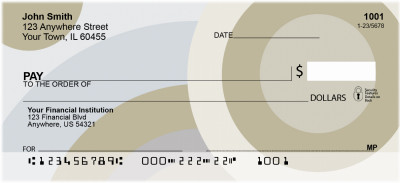 Geometric Patterns Personal Checks | GEP-09