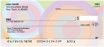 Disco Circles Personal Checks | GEP-15