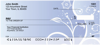Icy Blue Personal Checks | GEP-28