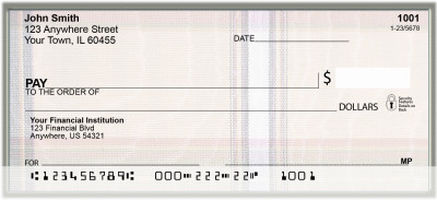 Soft Plaids Personal Checks | GEP-32
