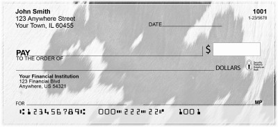 Cowhide Personal Checks | GEP-65