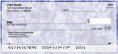 Abstract Crystal Personal Checks | GEP-72