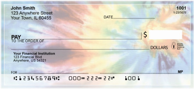 Traditional Tie Dye Personal Checks | JUR-07