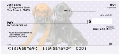 Great Dane Pups Keith Kimberlin Personal Checks | KKM-23