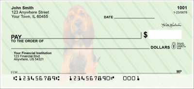 Bloodhound Pups Keith Kimberlin Personal Checks | KKM-26