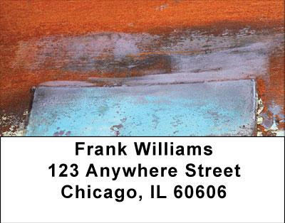Rusty Metals Address Labels | LBABS-08