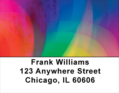 Rainbow Prisms Address Labels | LBABS-40