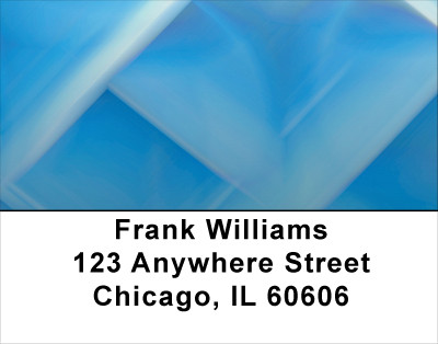 Blue Squared Address Labels | LBABS-41