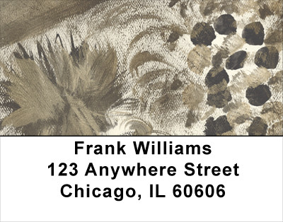 African Inspirations Address Labels | LBABS-45