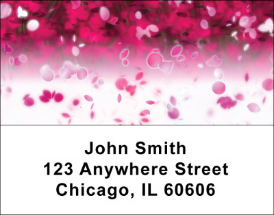 Falling Petals Address Labels | LBABS-79